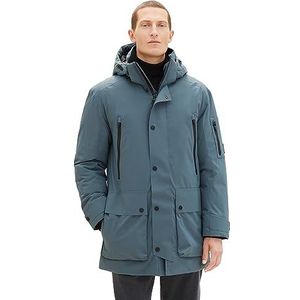 TOM TAILOR Herenparka, 32506 - Dusty Dark Teal, S