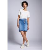 Street One Dames Denim rok in Blauw, in size: 32