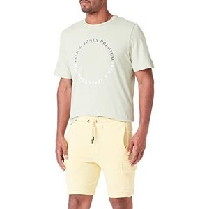 JACK & JONES Heren Jpstclassic Spring Sweat Shorts Vg Sweatshorts, geel (pale banana), M