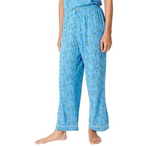 CCDK Copenhagen Dames Jasmine Pyjamas Pants Pajama Bottom, Lichen Blue AOP, XXL