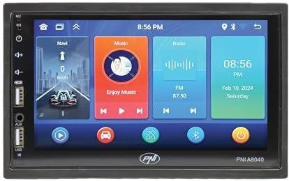 PNI A8040 - Auto Multimedia Speler - 7 Inch Scherm - Android 13 - 2GB DDR3 - 32GB ROM - CarPlay - Android Auto