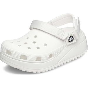 Crocs Classic Hiker Clog, clogs voor volwassenen, uniseks, Wit/Wit, 43/44 EU
