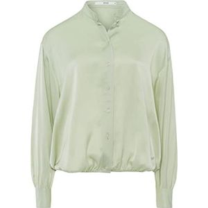 BRAX Dames Style Viv Viscose Shine stijlvolle damesblouse, Icd Mint, 40