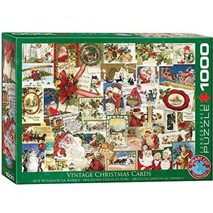 EuroGraphics 6000-0784 puzzel antieke kerstkaarten
