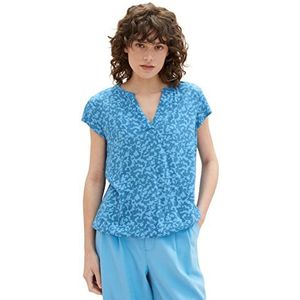 TOM TAILOR Dames blouse 1035245, 31746 - Blue Geo Design, 32