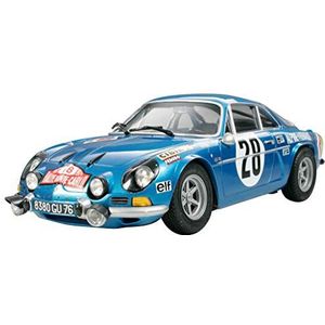 TAMIYA 24278 1:24 Renault Alpine A110 ´71 Monte Carlo - getrouwe replica, modelbouw, kunststof kit, hobby, lijmen, modelbouwdoos, montage, onbeschilderd, veelkleurig