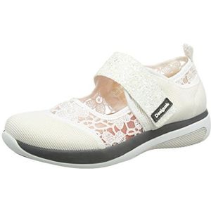 Desigual Dames Dub Lace Sneakers, Wit (White 1000), 40 EU, wit wit wit 1000, 40 EU