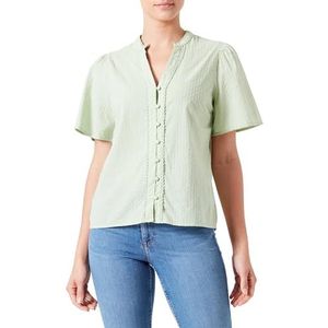 Blouse - Effen - Katoen - Losse Pasvorm - Kwartmouw