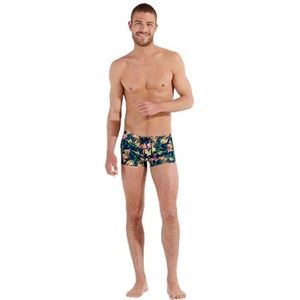 HOM - Flamingo - Zwemboxers - Roze - Vlaamse Print - Marine Achtergrond