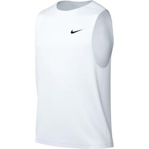 Nike M Nk DF Ready Tanktop voor heren, wit/zwart, S