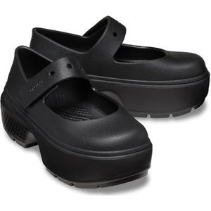 Crocs Stomp Mary Jane zwarte damesschoenen, maat 38, Zwart, 5 UK