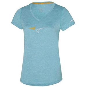 Mizuno Dames Impusle Core RB Tee Hardlopen, melkblauw, XS