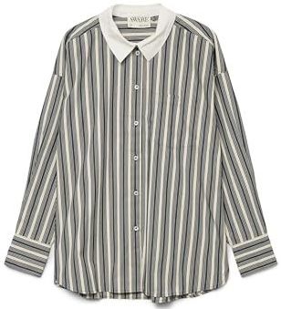 Vero Moda - Awparina - Overhemd - Lange Mouwen - Losse Pasvorm - 100% Biologisch Katoen