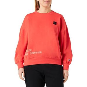 Champion Rochester 1919-Made with Love Crewneck sweatshirt, roze Cayenne (CYE), L voor dames, Cayenne Roze (Cye), L