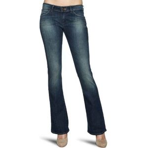 Wrangler Megan jeans voor dames, Stone Washed – Limestone Worn, 33W x 34L