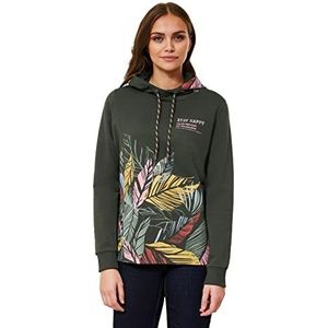 Cecil dames hoodie shirt hoodie, Deep Pine Green, S