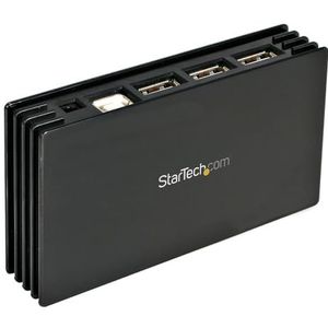 StarTech.com ST7202USBGB interface hub USB 2.0 480 Mbit/s Zwart