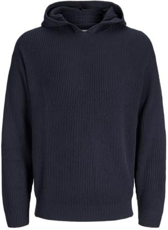 Jack & Jones - Hoodie - Marine - Losse Pasvorm - Lange Mouw