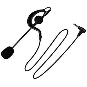 Mono Headset Oorhaak Oortelefoon Microfoon Headset Oortelefoon voor V6 / V4 / FBIM Intercom, Ontworpen voor scheidsrechtercommunicatie luchtfotografie