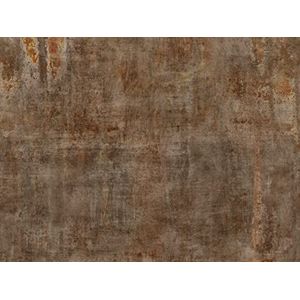 Rasch Behang 429756 - Fotobehang op vlies in industriële look met roest-look in bruin - 3,00m x 4,00m (L x B)