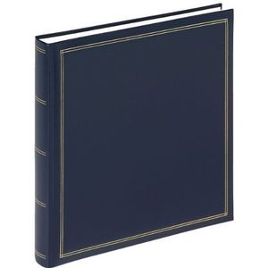 walther design fotoalbum blauw 34 x 33 cm reliëf imitatieleer, Monza FA-260-L