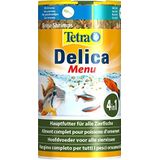 TetraDelica Menu (hoogwaardig natuurlijk voer voor siervissen, voedermix in 4 kamers), 100 ml blik
