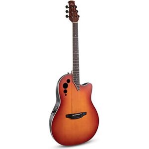 Applause Elite AE48-1 Elektrisch-akoestische gitaar met super shallow cutaway, honeyburst satin
