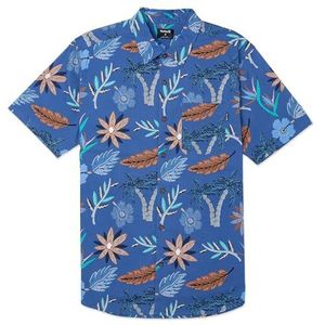 One and Only Lido Stretch T-shirt met korte mouwen voor heren, Obsidiaan, L