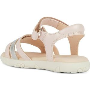 Geox J Haiti Girl Sandalen voor meisjes, Lt Rose Zilver, 32 EU