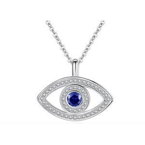Sanetti Inspirations"" Deep Blue Evil Eye Necklace