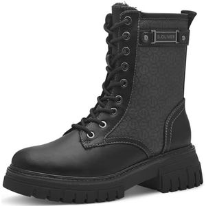 s.Oliver Dames WL Lace Boot 5-26445-43 sneeuwlaarzen, Black Comb, 39 EU, Black Com., 39 EU