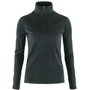 FJALLRAVEN Dames Skare Half Zip W Sweatshirt, Zwart, XL