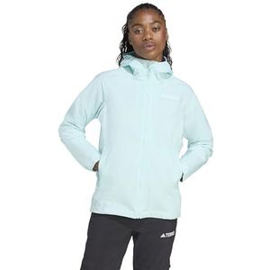adidas Dames Terrex Multi 2 Layer RAIN.RDY Jacket, semi flash aqua, L