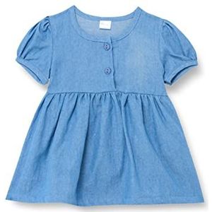 Pinokio Baby-meisje jeans jurk met korte mouwen, Jeans Summer Mood, 98 cm
