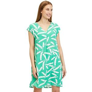 Betty & Co Dames Philadelphia jurk, groen/wit, 40, Green/White, 40