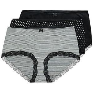 Ulla Popken Damesslips, zwart, 54-56