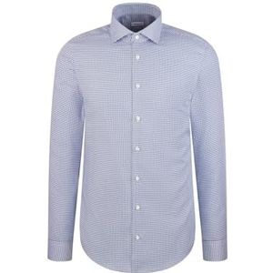 Seidensticker 845371, shaped fit, lange mouwen, businesshemd, 37, blauw, 37