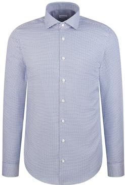 Seidensticker 845371, shaped fit, lange mouwen, businesshemd, 37, blauw, 37