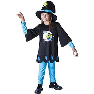 Smurfette Witch Halloween Special Edition costume disguise girl official Smurfs (Size 4-5 years) with hat