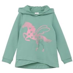 s.Oliver Sweatshirt voor meisjes met capuchon, groen, 116 cm