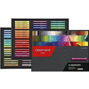 Caran d'Ache 7400 NEOPASTEL Olie-pastelkrijtjes (96 stuks in een set)