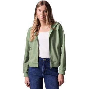 Street One Studio Korte sweatjas voor dames, groen (slate green), 34