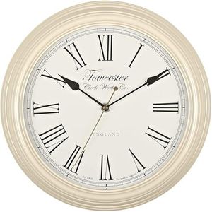 Towcester Clock Works Co. Acctim 26702 Redbourn wandklok, crème