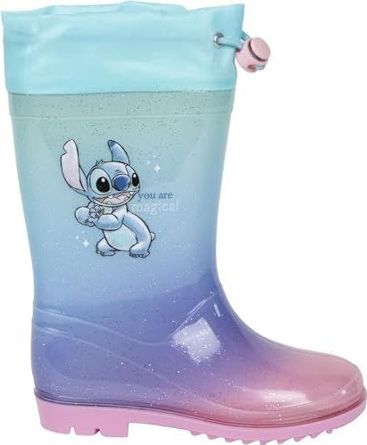 CERDÁ - STITCH - Regenlaarzen - Lichtblauw - PVC