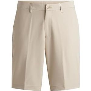 BOSS Heren S Commuter Slim-Fit Shorts van gemakkelijk te strijken vierweg stretch, Medium Beige 269, 54