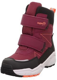 SUPERFIT - CULUSUK 2.0 - Snowboots - Oranje - Robijnrood - Zwart