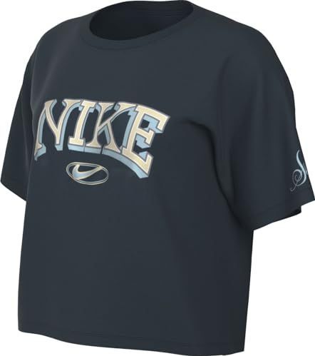 Nike - Dames-T-shirt - Katoen - Losse Pasvorm