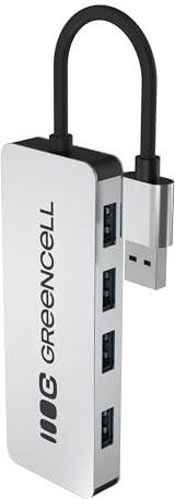 GreenCell - HUB-GC-A4A - USB Hub - 4 Poorten - USB-A 3.0