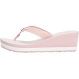 Tommy Hilfiger - Dianets TH STRIPES WEDGE BEACH SANDAL - Rosé - Synthetisch