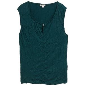 TOM TAILOR Damestop, 27528 - Dark Teal Green, M